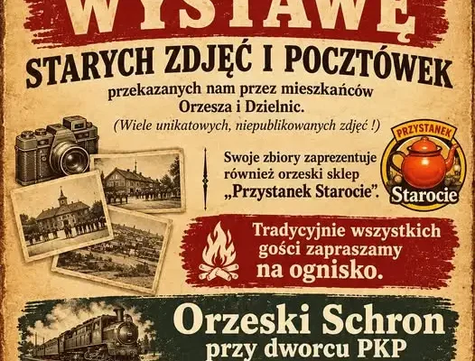Podróż do dawnego Orzesza – wystawa starych zdjęć i pocztówek już w sobotę