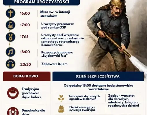 Jubileusz 100-lecia OSP Bujaków – zaproszenie na uroczystości