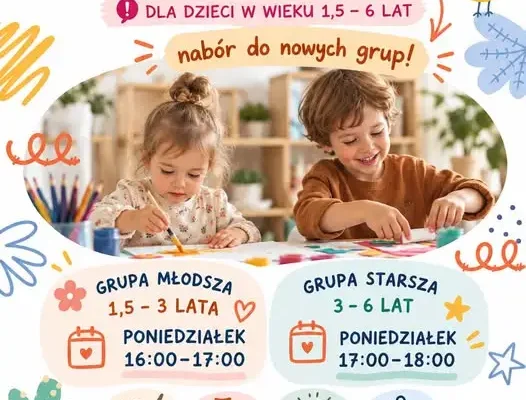 ARTeria w Ornontowicach zaprasza maluchy na kreatywne zabawy
