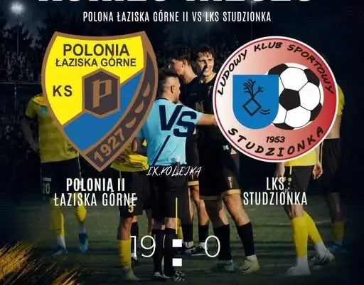 Polonia II Łaziska Górne rozgromiła EKS Studzionka. Rezerwy wciąż niepokonane tej jesieni
