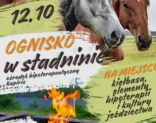 Zaproszenie na spotkanie z hipoterapią w Ośrodku Kapiris