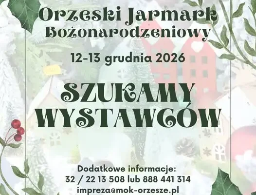 Orzeski Jarmark Bożonarodzeniowy 2026 – trwają zapisy dla wystawców