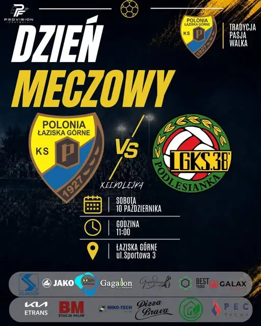 Polonia Łaziska Górne kontra Podlesianka Katowice – 12. kolejka IV Ligi Śląskiej