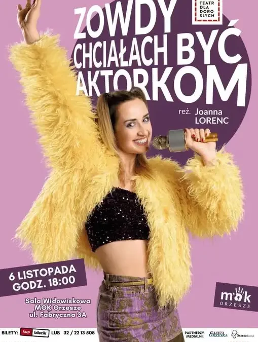 „Zowdy chciałach być aktorkom” – śląski monodram w Orzeszu