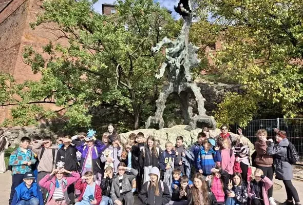 Uczniowie z Orzesza-Zawady zakończyli erasmusową mobilność wycieczką do Krakowa