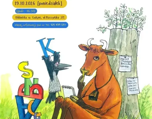 Noc Bibliotek w Gostyni: seans filmowy dla najmłodszych