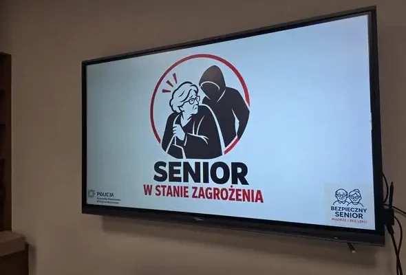Mikołowscy policjanci edukują seniorów z Uniwersytetu Trzeciego Wieku