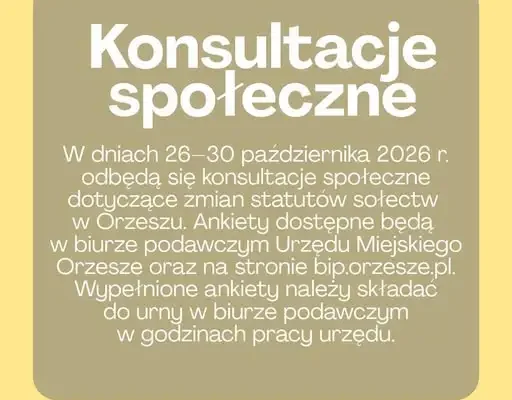 Orzesze: mieszkańcy sołectw zdecydują o zmianach w statutach