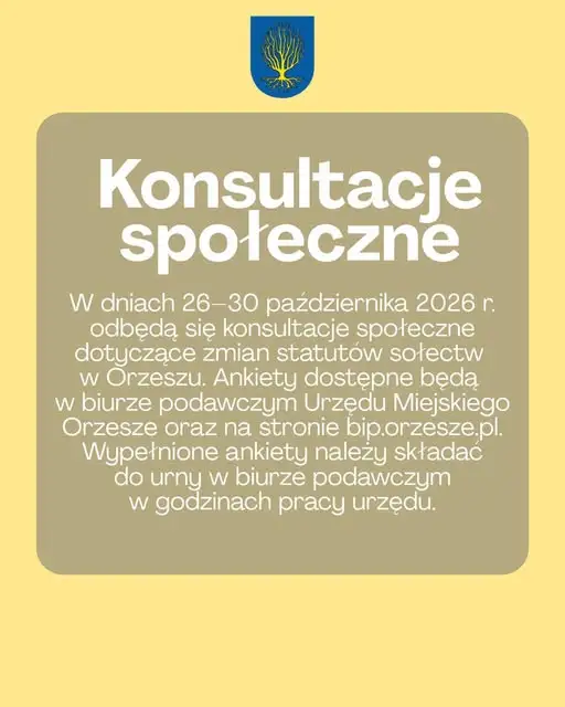 Orzesze: mieszkańcy sołectw zdecydują o zmianach w statutach