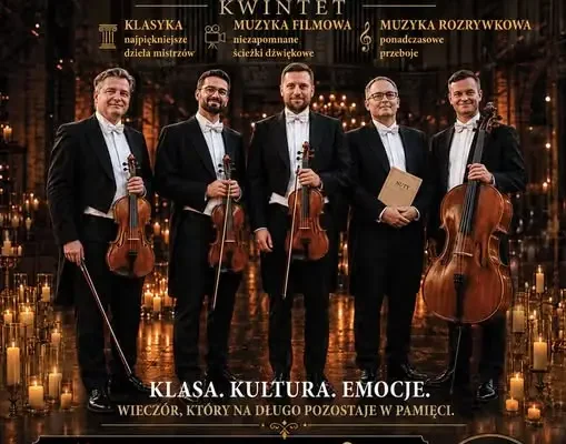 Koncert „Dżentelmeni w blasku świec” w MDK Łaziska Górne – promocja biletów tylko do 20 października