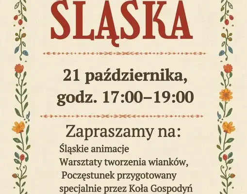 Biesiada Śląska w SP5 Mikołów – zaproszenie na 21 października