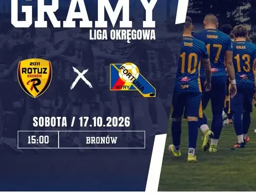 Rotuz Bronów zagra dziś o 15:00 w lidze okręgowej