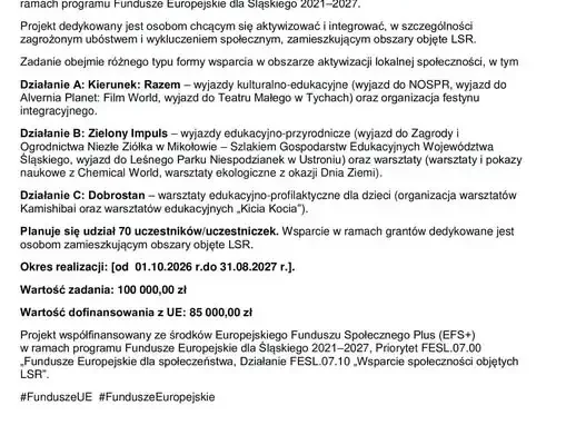 Gminna Biblioteka w Wyrach z dofinansowaniem na integrację społeczną
