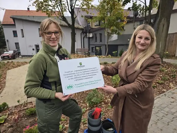 Nowy park kieszonkowy w Mikołowie przy ul. Ks. Szafranka