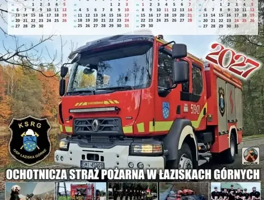 Strażacy z Łazisk Górnych ruszają z akcją kalendarzową 2027