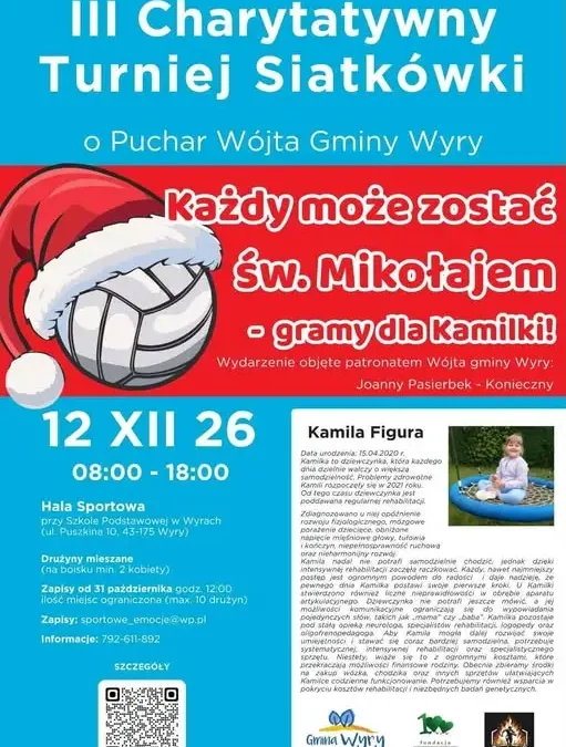 Charytatywny turniej piłki nożnej w Wyrach – zapisy ruszają 31 października