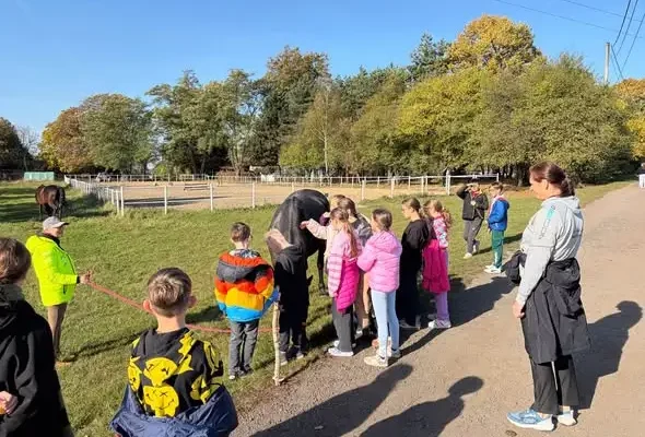 WF na świeżym powietrzu – klasa 4c ze SP3 w Mikołowie na Wierzysku