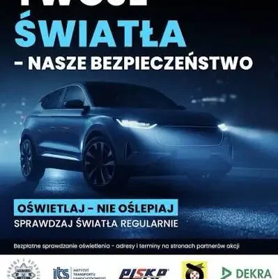 Bezpłatna kontrola świateł w powiecie mikołowskim – sprawdź, gdzie i kiedy