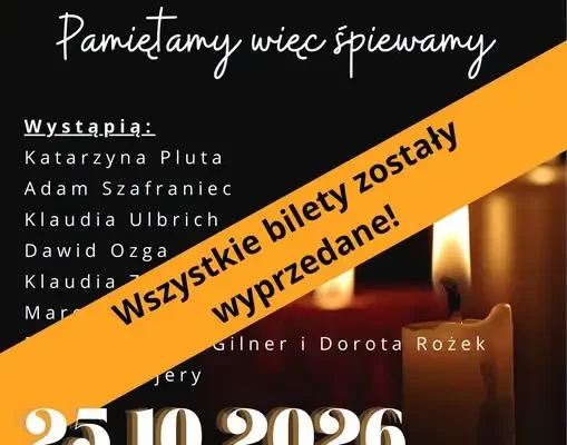 Koncert Zaduszkowy wyprzedany – Centrum Kultury ARTeria zaprasza na kolejne wydarzenia