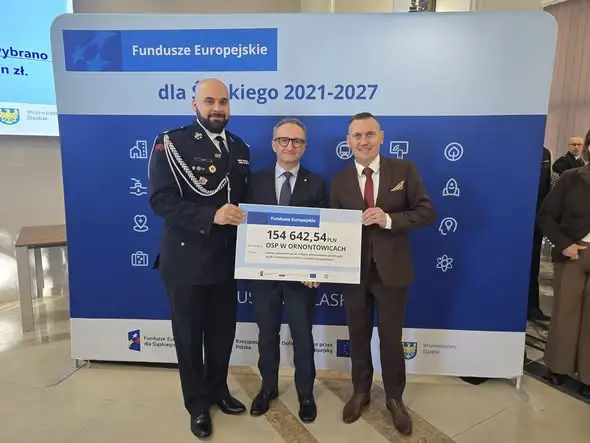 154 tys. zł dla OSP Ornontowice na wzmocnienie potencjału ratowniczego