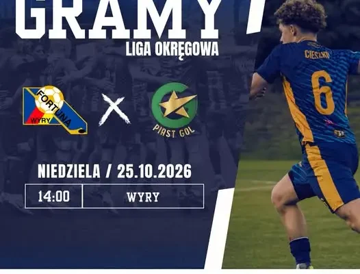Piast Gol Bieruń kontra Wyry – mecz ligi okręgowej już w niedzielę