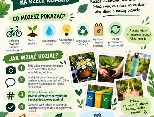 Konkurs ekologiczny w Gminie Wyry – pokaż, jak dbasz o klimat