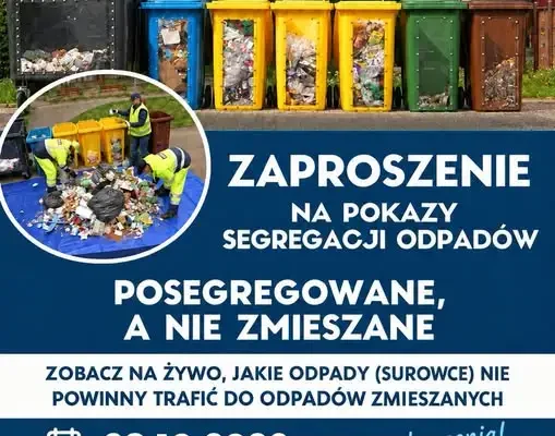 Pokaz segregacji odpadów w Wyrach – 28 października przy ul. Puszkina
