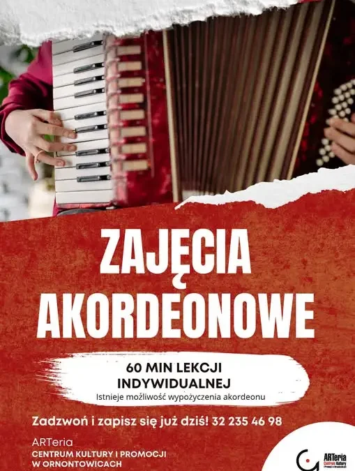 ARTeria zaprasza na nowe zajęcia – nauka gry na akordeonie