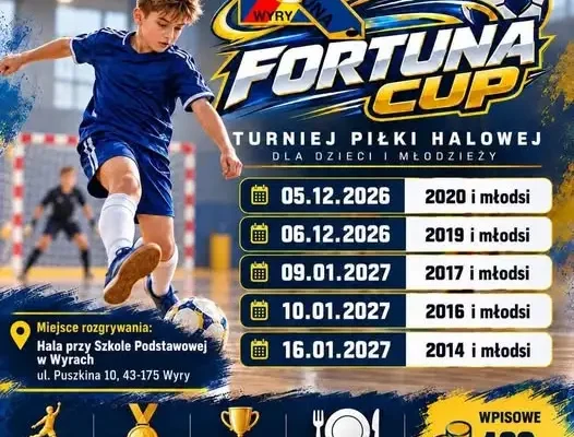 Fortuna Cup 2026/2027 w Wyrach – drużyny potwierdzają udział, lista zgłoszeń się zapełnia