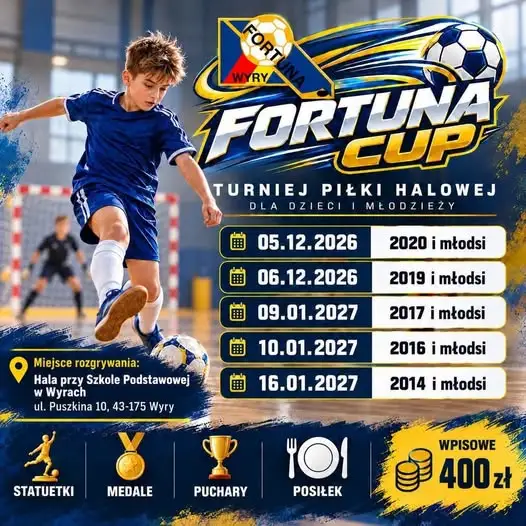 Fortuna Cup 2026/2027 w Wyrach – drużyny potwierdzają udział, lista zgłoszeń się zapełnia